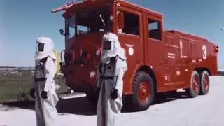 Peligros del propulsante t&oacute;xico 1966 NASA KSC Combustible de Cohetes Hidrazina y Nitr&oacute;geno Tetr&oacute;xido