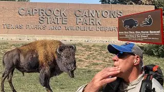 Backpacking Caprock Canyons State Park