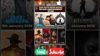 kollywood glory🤩which South Indian Movies will be Release in 2026?😱Major Release Date Announcements