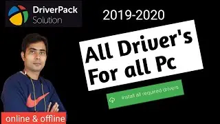 #Driverpack solution online and offline || computer laptop driver installer offline