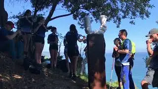 Alberto Zerain, homenaje en Zumaia Flysch trail.