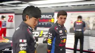 F1 MANAGER 2025 RED BULL NO COMMENTARY CAREER MODE #12 BRITAIN: LAPPED CARS CAUSE CHAOS!!