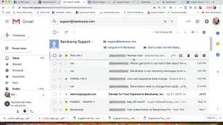 how to find bandcamp support email