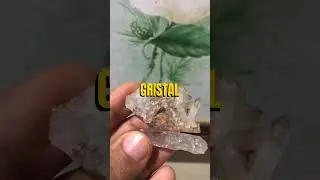 Pirita e cristal de quartzo #pedraspreciosas #crystals #pirita