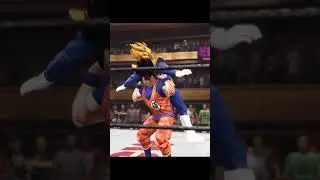 Goku Vs Vegeta | #wwe2k23 #wwe2k24 #wwe #ps4 #shortsfeed  #gamingwithhasmeet #shorts #goku #vegeta