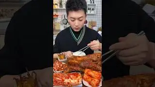 Real Sound Mukbang ASMR   #foodshorts #shortsvideo #KoreanFood