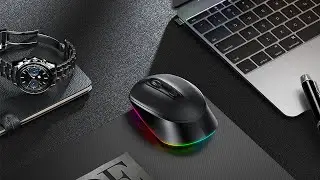 Seenda Rechargeable LED Wireless Mouse with RGB Backlight