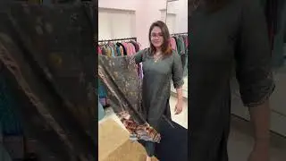 Women Pure Muslin Readymade Suit Set #ethnicreadytowear #fashion