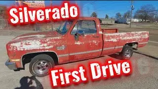 Neglected Chevy C10 First Drive. Pt.4 of 4 #squarebodychevy