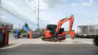 เทสระบบ Kubota Kx 165-5 รถขุด 5 ตัน ใช้งานมา 1 พัน ช.ม ล็อตเดือน  06/2022
