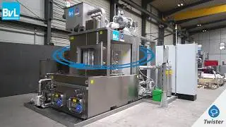 Cleaning with the rotary indexing system - Twister by BvL