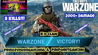 Call Of Duty: WARZONE VICTORY! Ps5 (Duos) I WENT HAM!! W/ PinpointGam3in! K.O CLAN