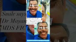 #Smile #Denture #teeth #DrMayank Vermani  #specialist #dentist #smiledesign #confidence #motivation