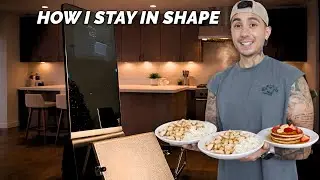 I Eat Like This to Stay in Shape (Full Day of Eating + AI AEKE K1 Home Workout)