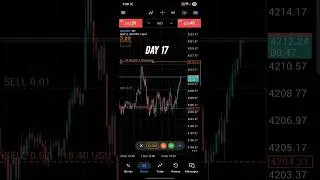 Day 17 Faded Challenge hope Trading Trap 😞 #trading #livetrading #forextrading