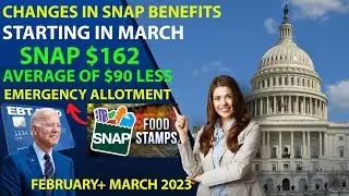2023 EBT FOOD STAMPS INCREASE MARCH -  EXTRA SNAP BENEFITS PAYMENT $162 EMERGENCY ALLOTMENTS UPDATE