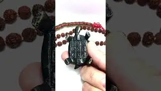 Черепашка из бронзы с квадратом Ло Шу. Подставка для возжигания конусных благовоний.