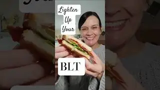 Easy BLT with turkey bacon 🥓 | low fat lunch
