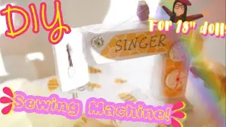 DIY mini/1:3 scale 𝚂𝚎𝚠𝚒𝚗𝚐 𝚖𝚊𝚌𝚑𝚒𝚗𝚎!🧵✂ Tutorial by PerkyTomato | Great for miniature photography!