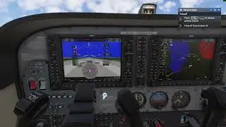 MSFS 2024 Charter Private flight in C172SP with some crazy winds/turbulence on final