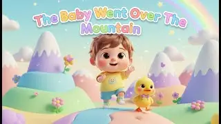 The Baby Went Over The Mountain – Nursery Rhyme, Toddler Learning, Exploration Fun, and  Adventure