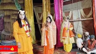 Dirawati Ramleela mahotsav.Sumant bapsi ki lila m Ramji Mata Sita ko Ayodhya bapas jane ke liye kaha