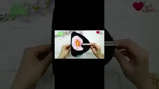 Clip Bag/Fashion/Flower/Lady/Crocheted Element/How to crochet/How to knit