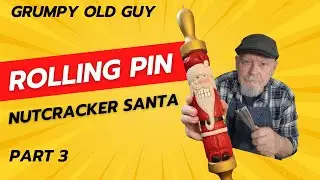 Rolling Pin Nutcracker Santa Part 3