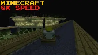 MINECRAFT 8X SPEED: building a transportation system for my End base