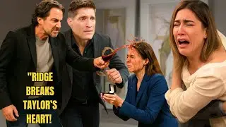 &lsquo;I CAN&rsquo;T DO THIS&hellip; AGAIN&rsquo; Ridge Rejects Taylor&rsquo;s Proposal! Brooke STUNNED! B&B SPOILERS