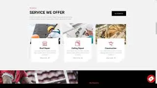 Troof  Roofing Service Elementor Template Kit home service repair service Ruka