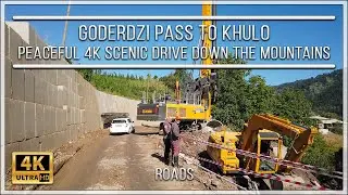 Goderdzi Pass to Khulo | Peaceful 4K Scenic Drive Down the Mountains