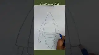 rocket drawing #shorts