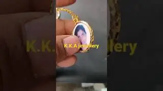 photo locket with both side photos with water proof