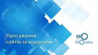 Просування сайтів за кордоном від SEO-Evolution