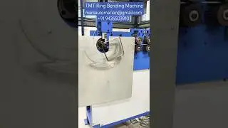 High Speed TMT Ring Bending Machine, 135 deg TMT Ring Making Machine #constructionequipment #tmtring