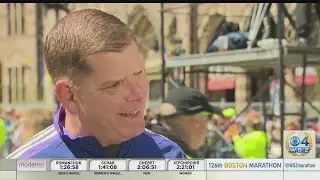 'I Love This City': Former Mayor Marty Walsh Returns For Boston Marathon