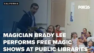 Magician performs free magic shows at public libraries in Central California