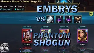 RAID: EMBRYS solo Phantom Shogun Second Try!