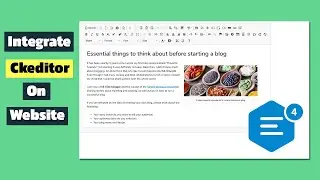 how to integrate ckeditor in website || ckeditor || Coding Juice