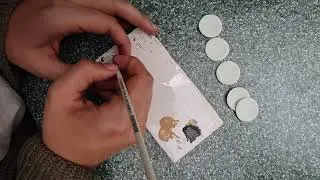 A Quiet Morning in My Art Studio | Glazing Tiny Ceramic Plates