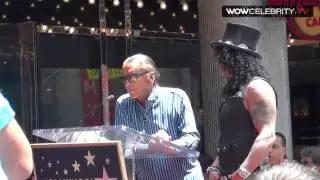 Robert Evans speech at Slash Walk Of Fame Ceremony