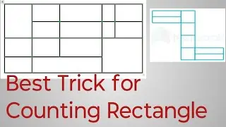 Best Trick for Counting Rectangle | Reasoning  #reasoning #maths #subscribe 