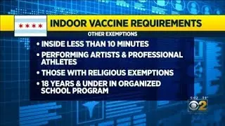 Chicago To Require Customers Show Proof Of Vaccination At Restaurants, Bars, Gyms, Entertainment Ven