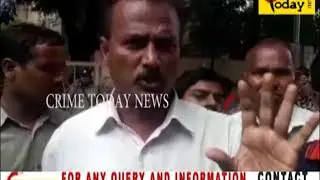 CPM PARTY WORKER PROTEST AGAINST LAND GRABBERS