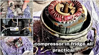 lucky scrap centre compressor in fridge all practical all parts