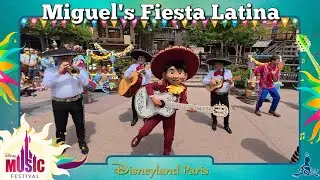 [Disneyland Paris 4K] Miguel's Fiesta Latina - Disney Music Festival