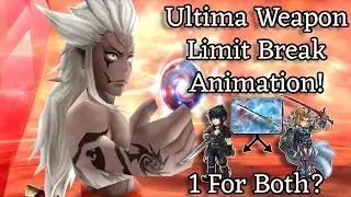NEW Animation Limit Break An Ultima Weapon & Can You Equip 1 UT To Multiple Characters? [DFFOO JP]