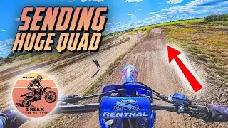 Sending HUGE QUAD At DREAM MX - Fast Laps!