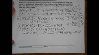 MDM4U - Normal Approximation to the Binomial Distribution